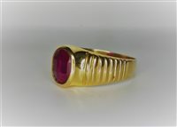 Ring Guerretta Gioielli Man Anello Uomo in Yellow Gold Pietre dure GUERR150 - GUERR150